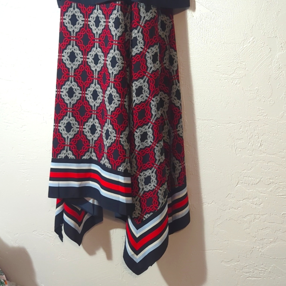 NWT Tommy Hilfiger Red White Blue Nautical Coastal Patriotic 4th Of July Dress - Picture 8 of 9